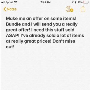 Make an offer!